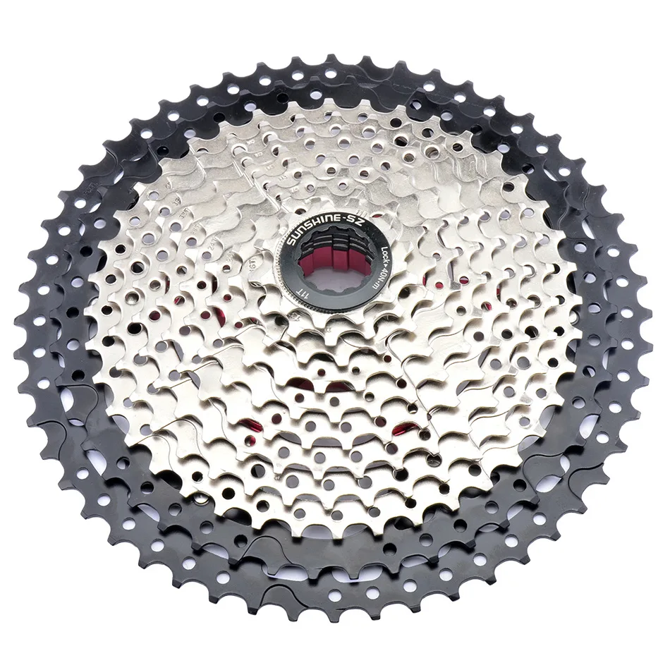 SUNSHINE MTB Cassette 8 9 10 11 12 Speed 32/36/40/42/46/50/52T Mountain Bicycle Freewheel Bike Sprocket For Shimano SRAM SUNRACE |
