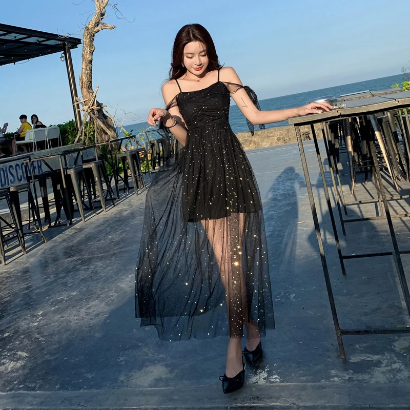 Бесплатная доставка летнее платье с воротником слэш Стройное Сексуальное