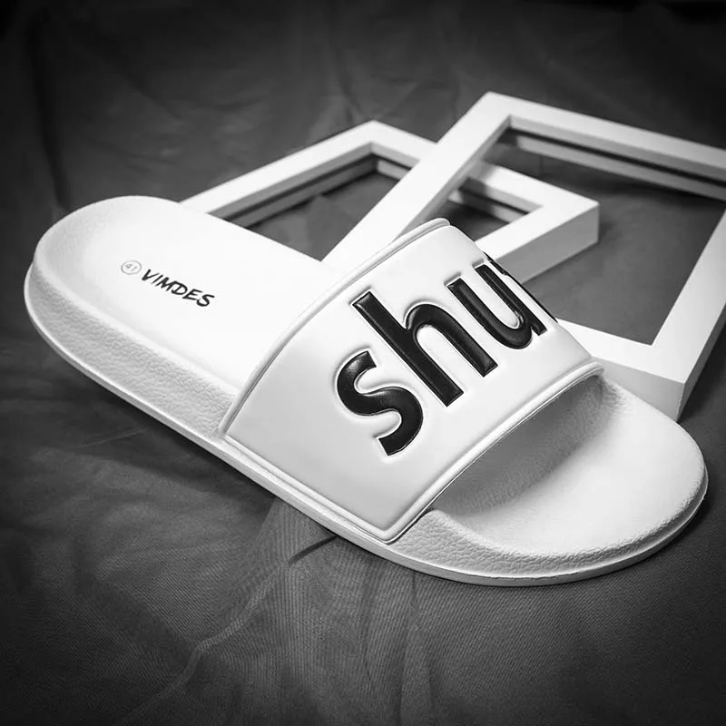 EVA/мужские шлепанцы слайдеры Модная повседневная обувь Нескользящие Летние