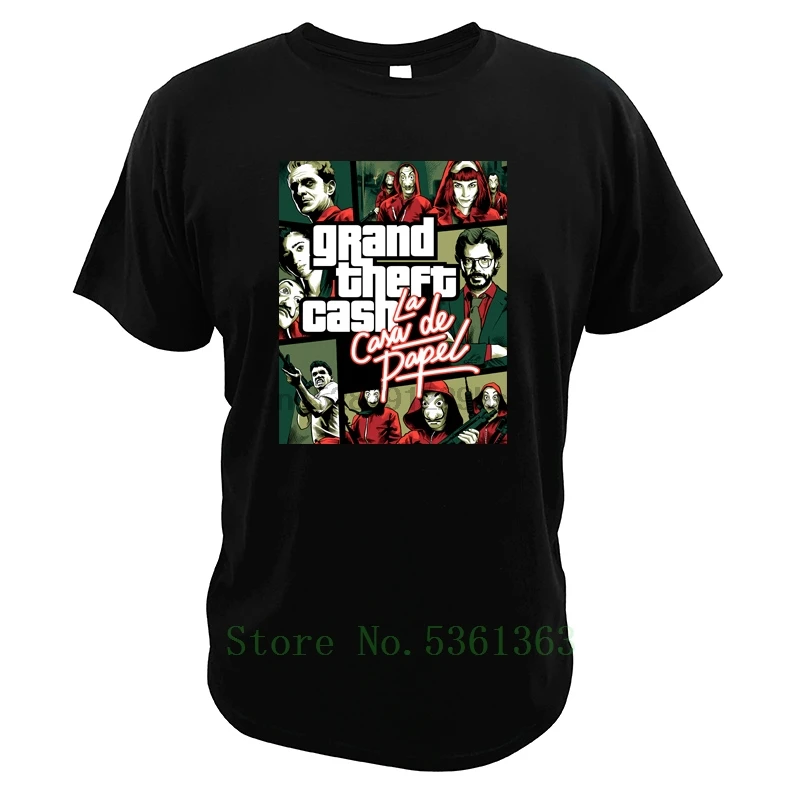 House Of Paper футболка La Casa De Papel испанский криминальная драма деньги Heist Bella Ciao Grand Theft