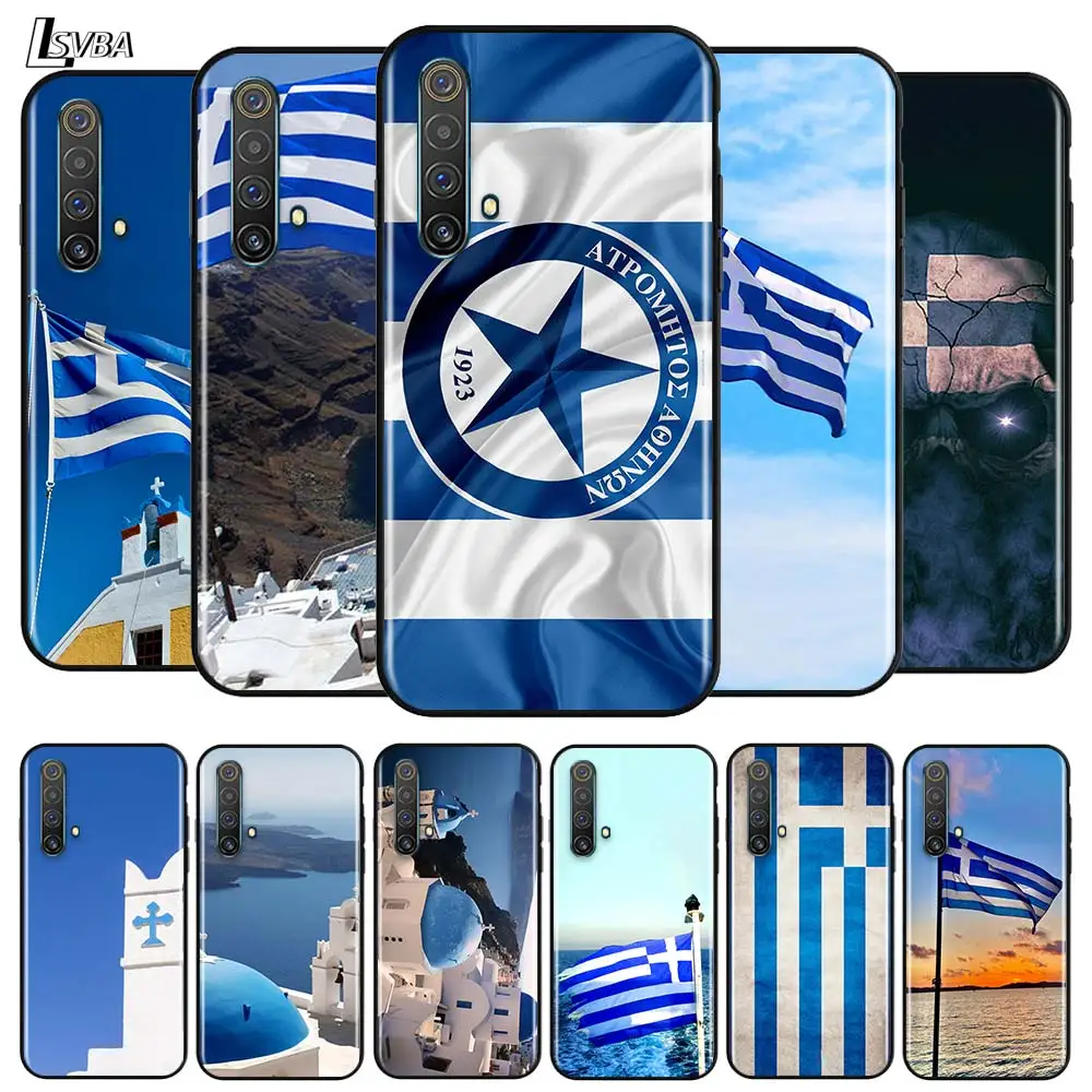 Греческим флагом Тонкий Высококачественный защитный чехол для OPPO C21 V15 Q2 я X50 X7 X3 XT