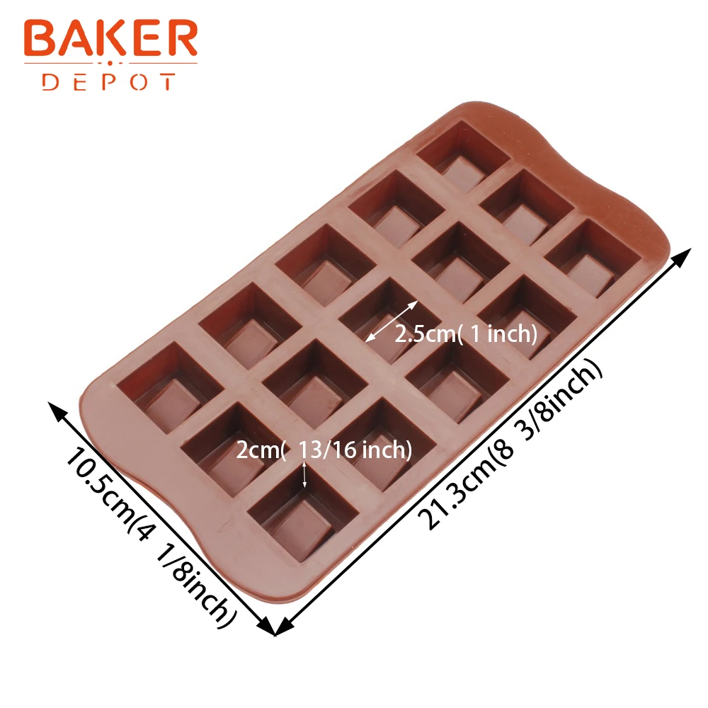 Силиконовая форма для шоколада квадратной формы торта кондитерских изделий