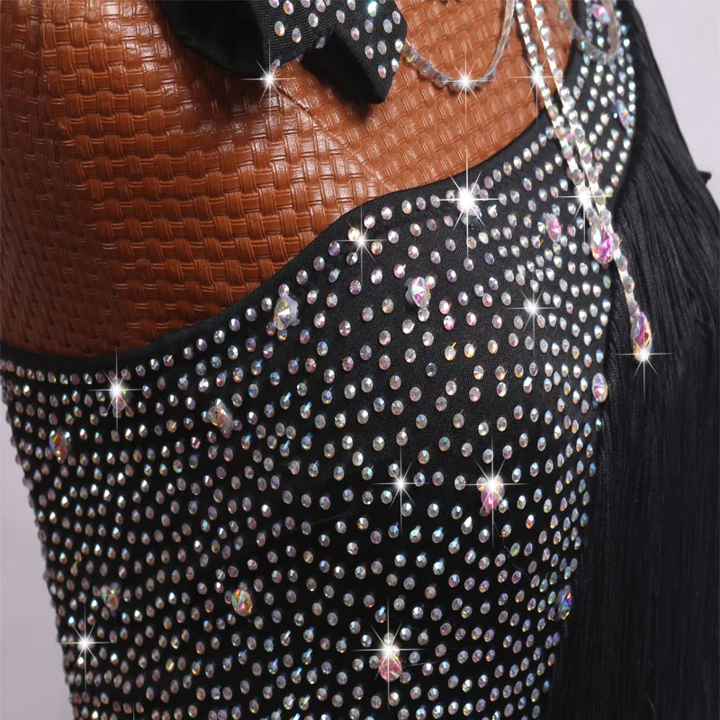 Платье для латиноамериканских танцев юбка конкурсов костюмы выступлений