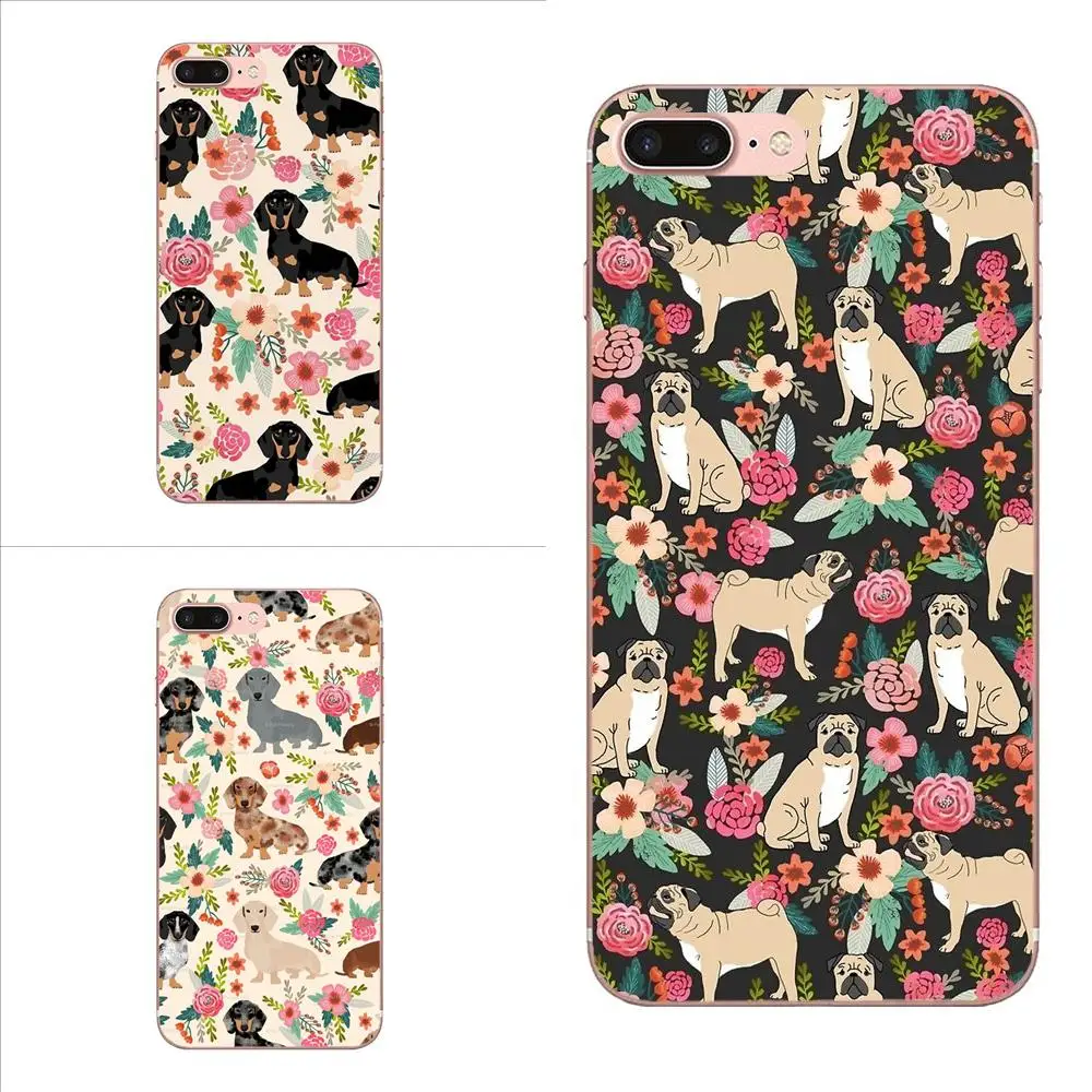 Одежда для собак книжная полка с фигурой мопса цветочный узор htc Desire 530 626 628 630 816 820