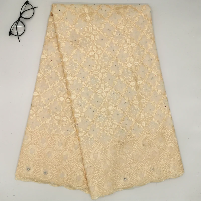 2019 Новое поступление Африканское нигерийское кружево с маленькими отверстиями