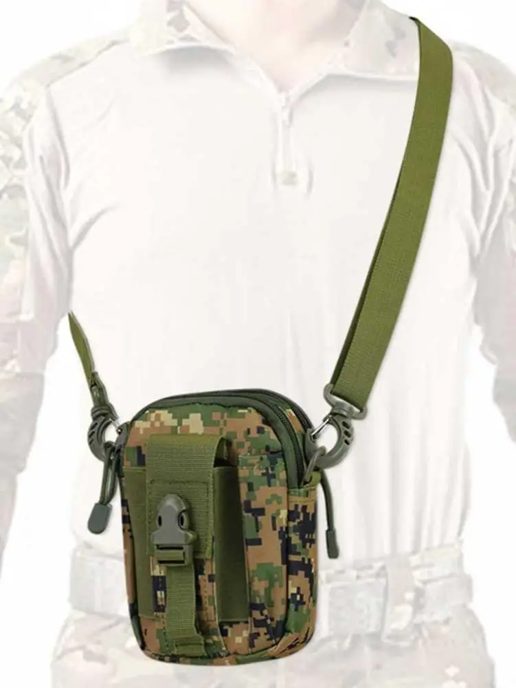

Men Waist Pack Bum Bag Tactical Molle Pouch Belt Waist Pack Bag Small Pocket Running Pouch Travel Camping Pocket Bags