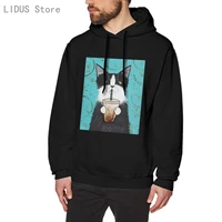 tuxedo cat with iced coffee hoodie sweatshirts harajuku creativity streetwear hoodies