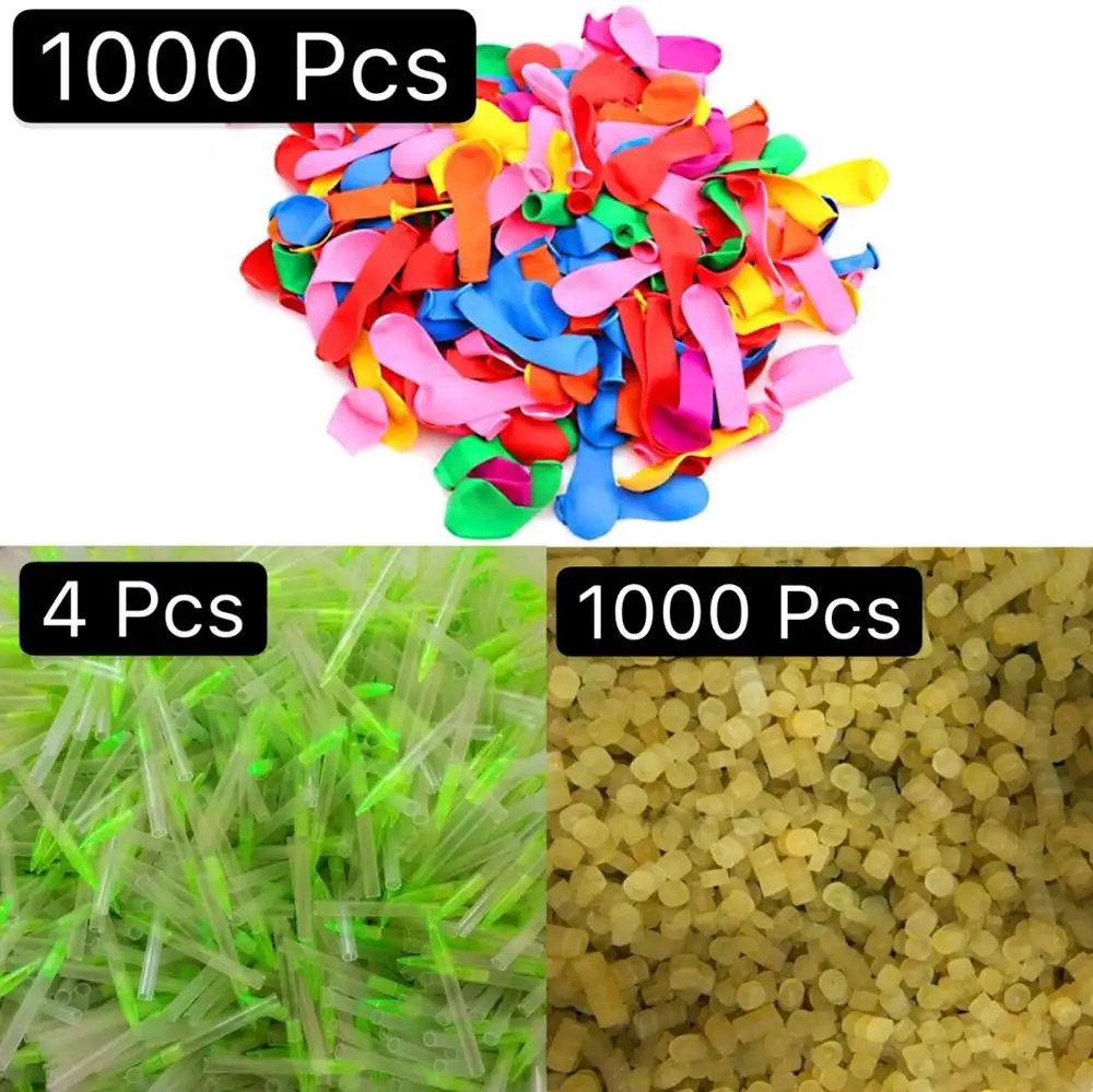 1000 шт водяных шаров с заправкой легкий комплект латексная игрушка для детей и