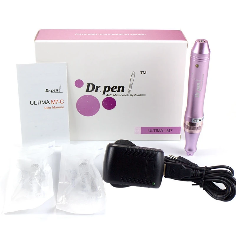 

Electric Dr Pen Derma Pen M7-C Auto Micro Needle System Anti Aging Adjustable Needle Lengths 0.25mm-2.5mm Skin Care Beauty MTS