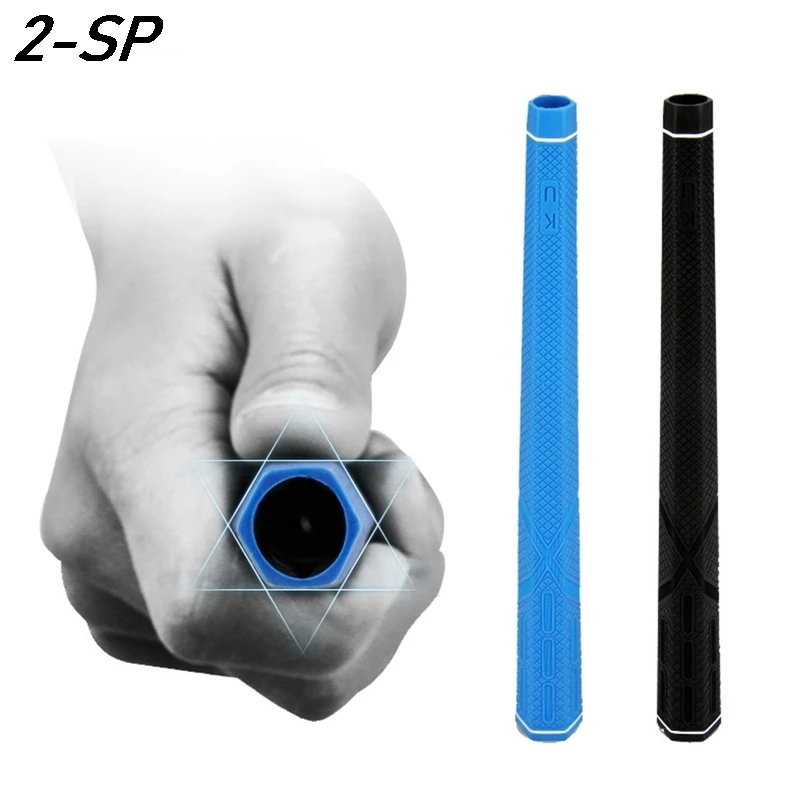 

25.5cm Golf Grip Hexagonal Lightweight Anti-slip Shock Comfortable Resistance Rubber Grip For Assists Practice Gestures Tool
