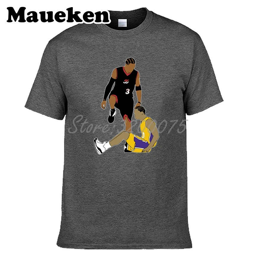 Мужская футболка с надписью The Answer Allen Iverson 3 Span Tyronn Lue круглым вырезом W19102315 | одежда