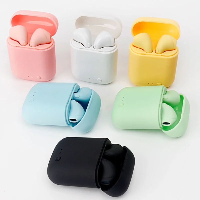 TWS Wireless Earphones 5.0 Earphone Matte Earbuds Charging Box Headset Headphones for Bluetooth phone | Электроника