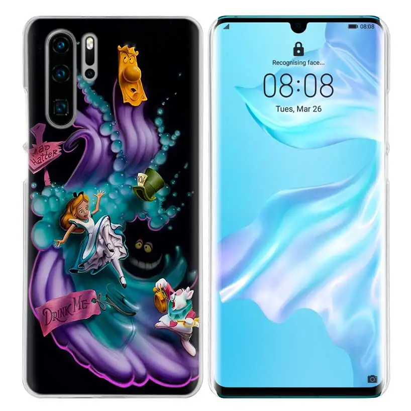 Чехол Alice in Wonderland для huawei mate 30 20 10 P20 P30 Lite Pro P Smart Y9 Prime Honor 8A 8X 10i PC Чехлы для телефона - Цвет: 10