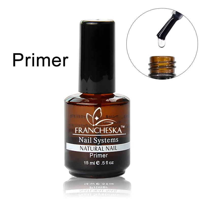

Francheska 15ml Nail Primer Nail Fast Air Dry Nail Primer Nail Art Acrylic No-acid Primer Base Dehydrator Nails Bonder Liquid