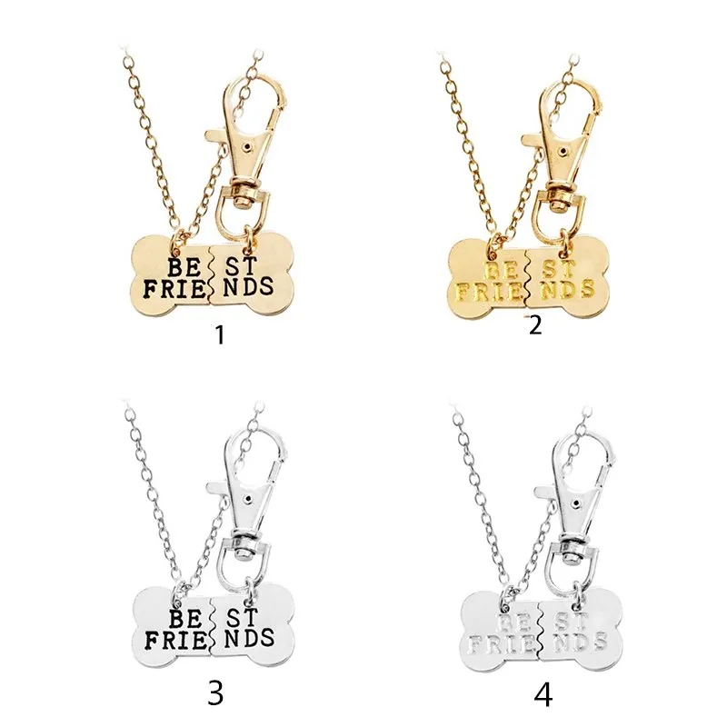Ожерелье Дружбы брелок подвеска для лучших друзей собачья бирка ошейник