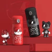 cute hot water bottle 304 stainless steel cartoon tumbler thermos bottle coffee mug travel insulated tumbler tea cup hydroflask
