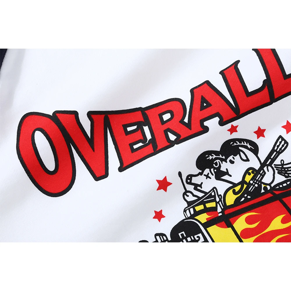 Осенняя новая хлопковая Футболка мужская мотоциклетная уличная реглан с