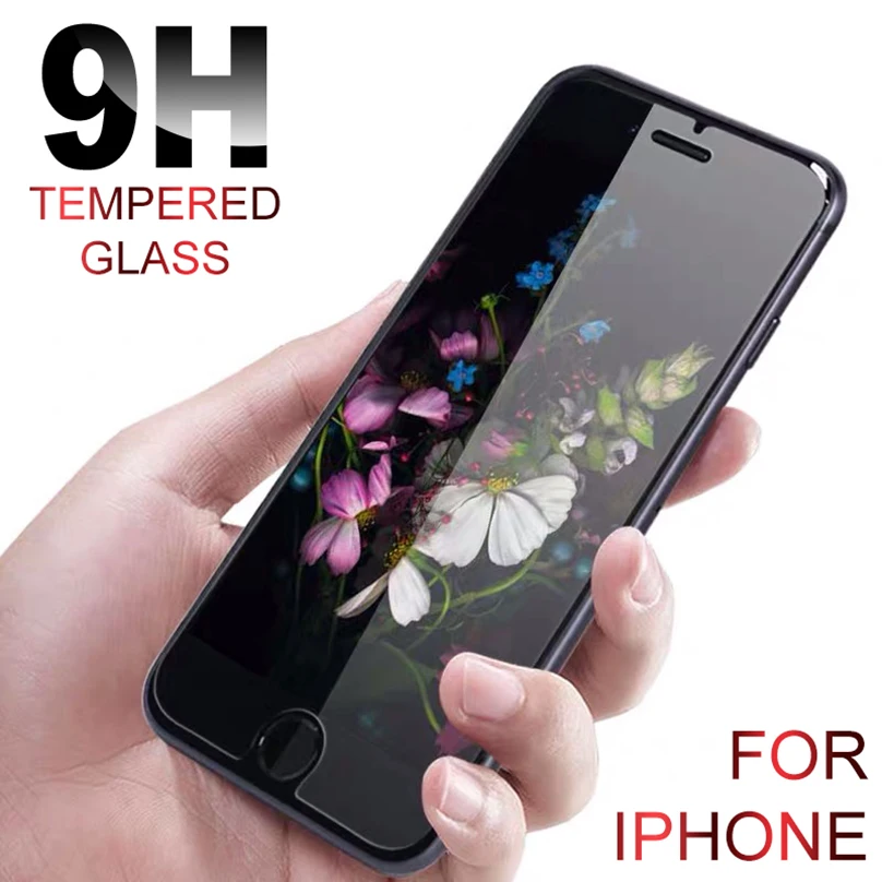 9H закаленное стекло для Iphone 7 8 6 6s Plus 5 5S Se Защитное стекло для экрана для Iphone 11 Pro Xs Max X Xr пленка