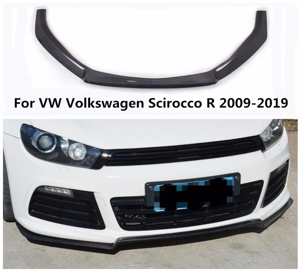 Автомобильный спойлер для переднего бампера из углеродного волокна