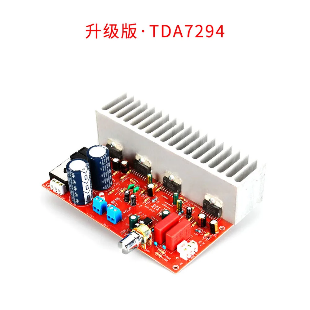 Обновленная версия TDA7294 2 0 канала HIFI Плата усилителя высокой мощности с