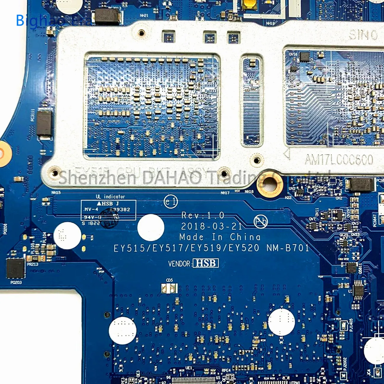 Kaufen Für Lenovo Legion Y530-15ICH Laptop Motherboard NM-B701 Mainboard 5B20R40161 5B20R40198 W/ I7-8750H GTX1050 4GB-GPU 100% Getestet