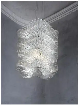 Люстра в скандинавском стиле Италия Миланская дизайнерская вилла ресторан