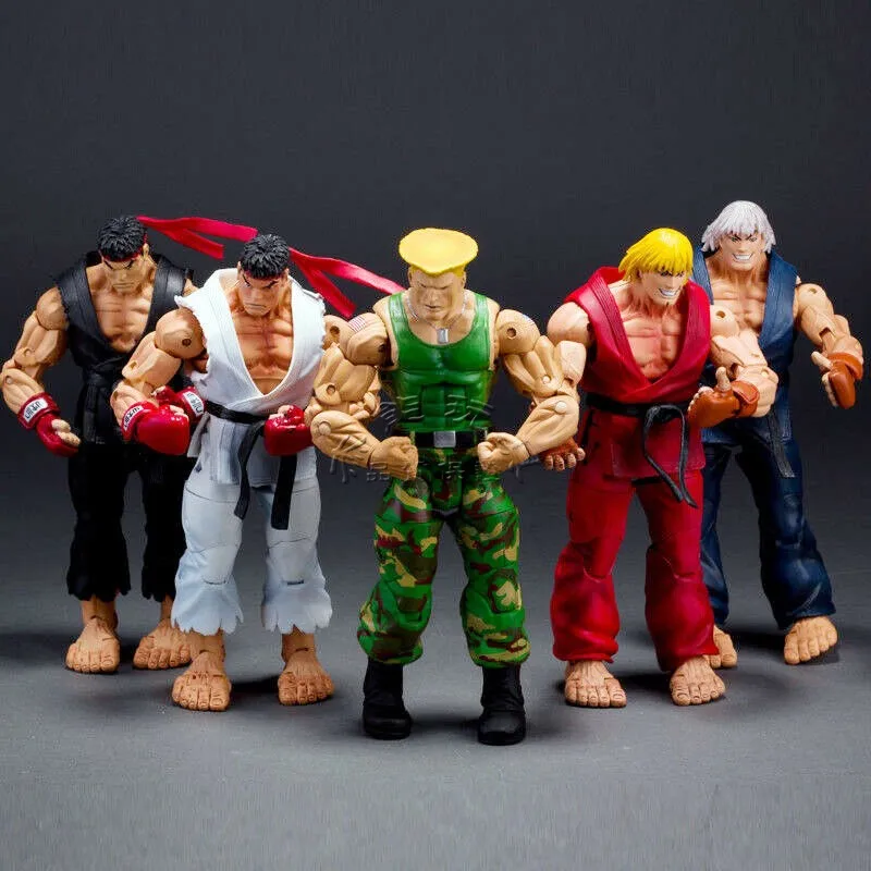 Экшн-фигурки Bandai Street Fighter Long Ken Gu Lie Chun Li Hag призрачные подвижные фигурки с