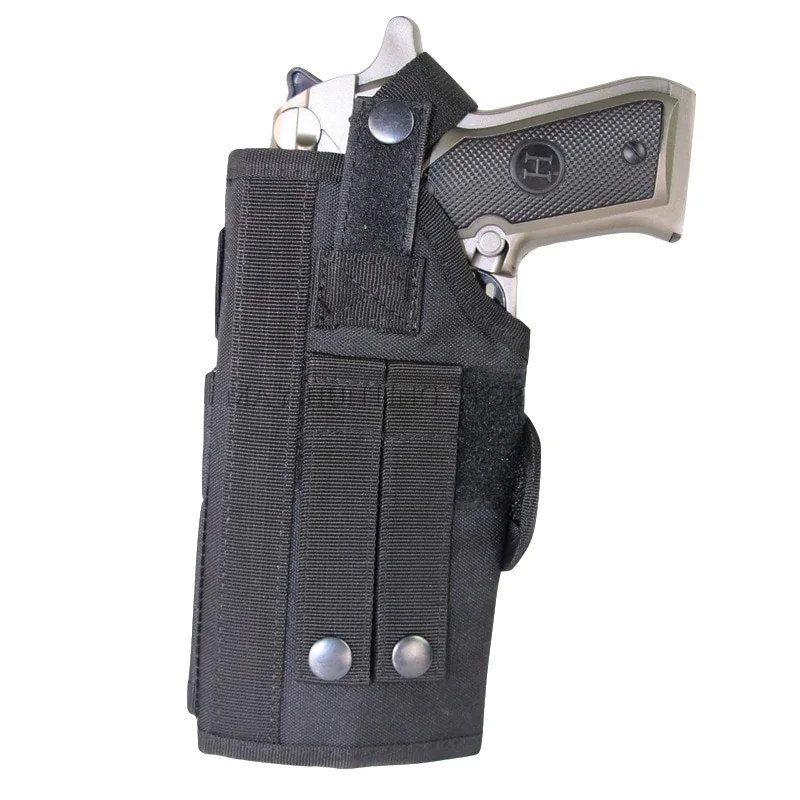 Тактический Нейлон Molle ремень пистолет кобура для Glock 17 M9 USP 1911 военный страйкбол светильник крепление Охота Стрельба Универсальный кобуры