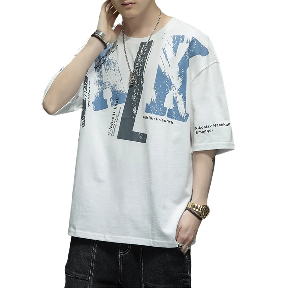 

Mens Outdoor Cycling Tee Short-Sleeve Skateboard Basketball Athletic Tops Funny Graphic T-shirts Crewneck Cotton T-Shirt