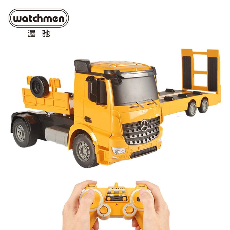 

E562 RC Truck 2.4Ghz Remote Control Car Model Arocs Construction Radio Controlled Machine Flatbed Toy Truck Trailer Toys for Boy