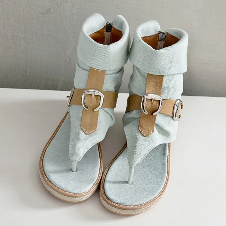 Большие размеры 10 11 12 Летние босоножки на плоской подошве Женская обувь Женские