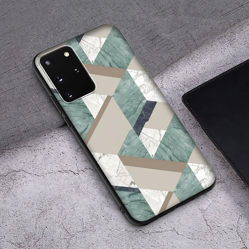 Lavaza Geometric Marble Soft Case for Samsung Note A3 A5 A6 A7 A8 A9 A10s A20s A30s A40s A50s 10 A70 8 9 J6 Plus | Мобильные