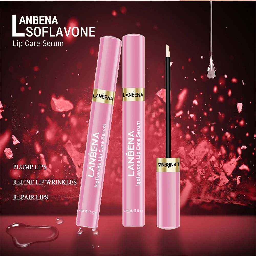 

LANBENA для обогащения Сыворотки губ, уход за грудью, эссенция для губ пухлых губ уточнить с принтом губ морщины ремонт губы увлажнение губ сред...