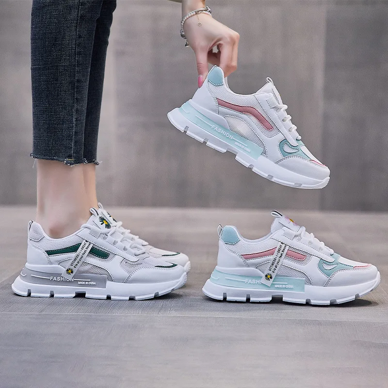 

Old Daddy Shoes Women's Shoes 2021 Summer New Style Korean Breathable Mesh Sports Shoes Women's Shoes