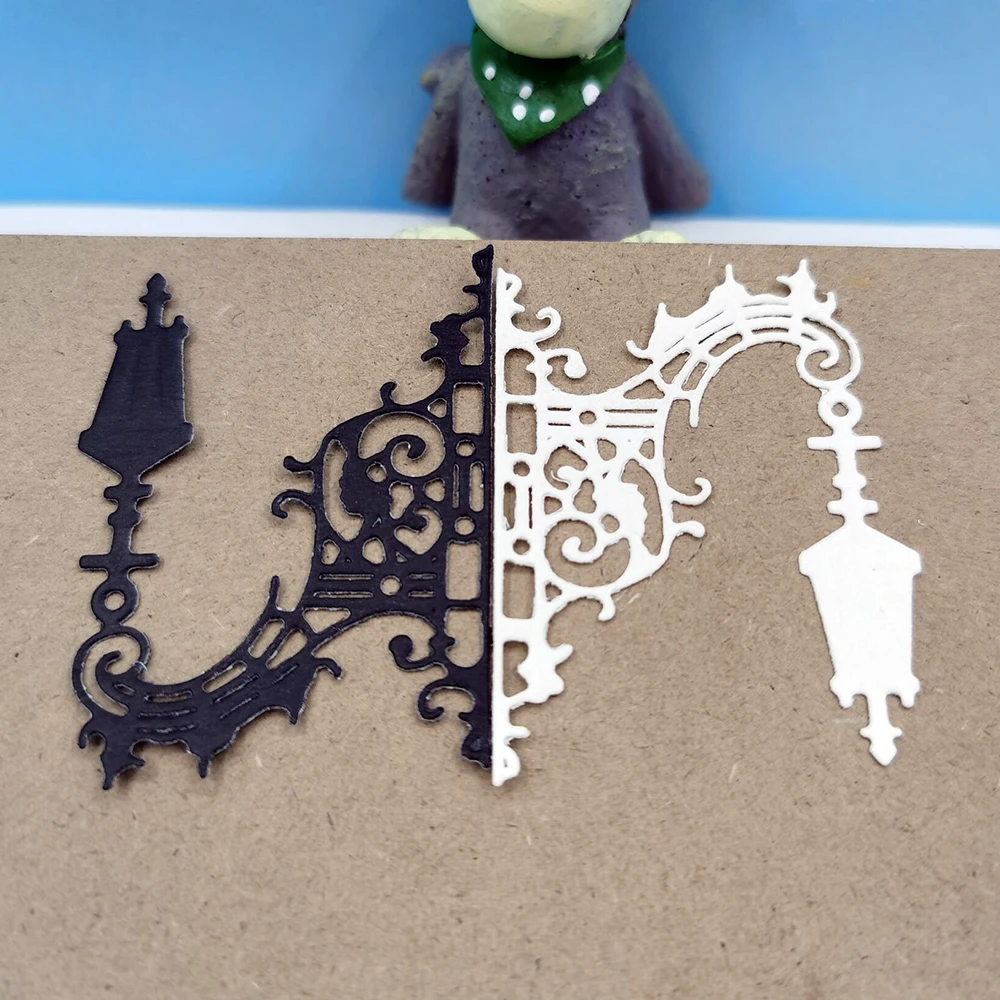 

Wall Lamp Knife Mold Metal Cut Die Scrapbooking Album Paper Cards Making Decorative Crafts Embossing Etched Stencil Dies DIY