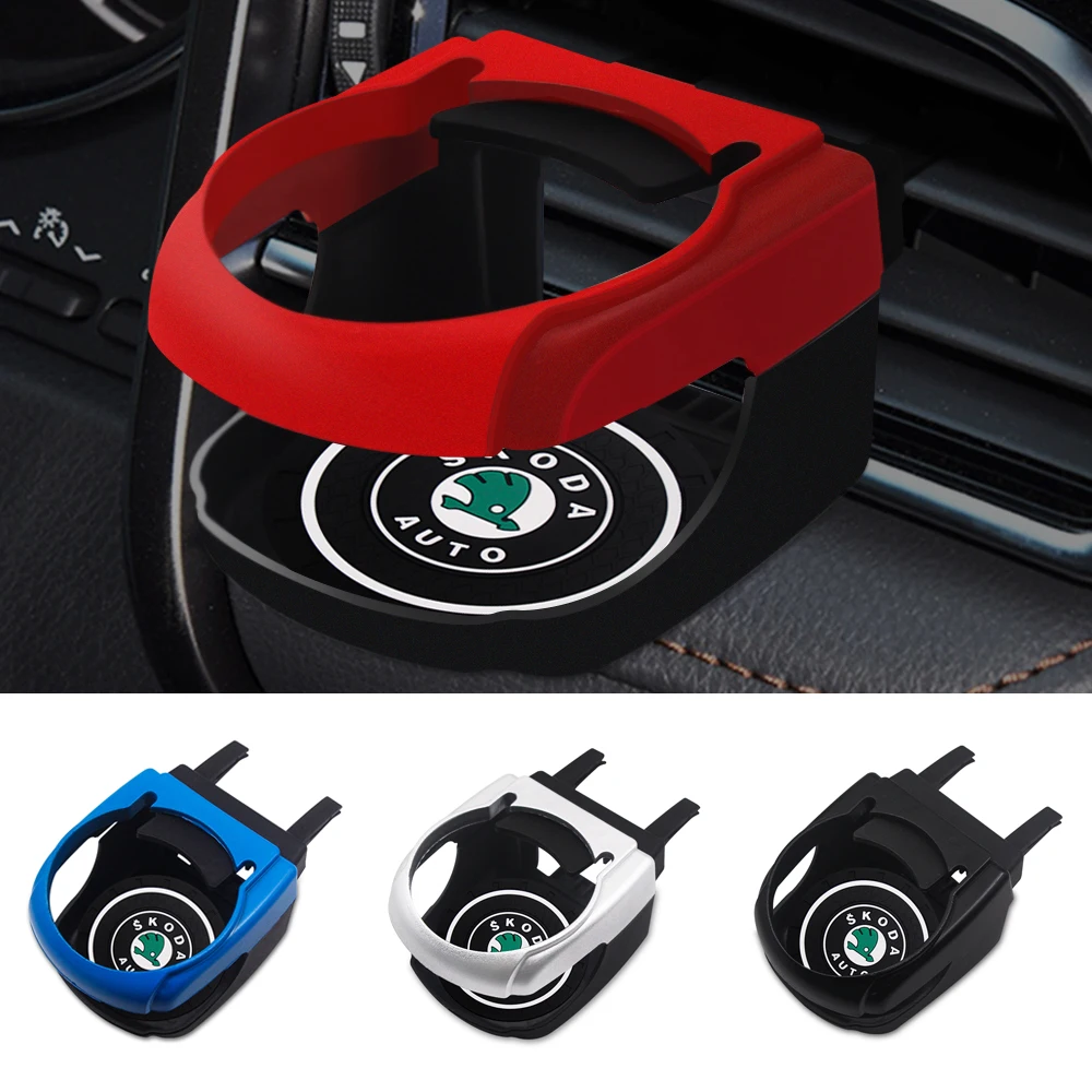 

Car Drink Holders Water Cup Air Outlet Beverage Rack Car Styling for Skoda Octavia Fabia Rapid Yeti Kodiaq Superb Octavia A 5 A