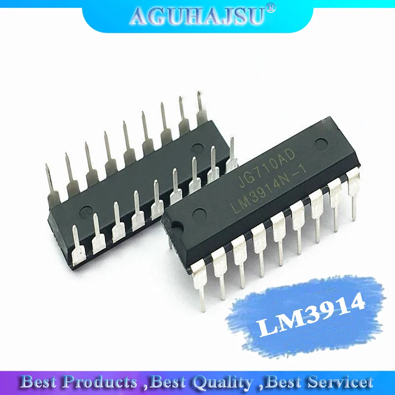 10 шт. LM3914N-1 LM3914N LM3914 DIP-18 LED Dot/Bar дисплей Dvr осветительные драйверы новый