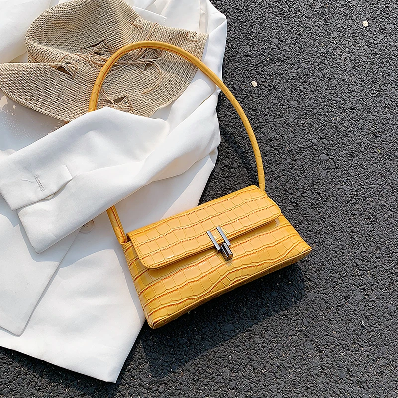 

2020 New Fashion Shoulder Bags for Women Crocodile Leather Bag Brand Mini Designer Travel Totes Lady Shoulder Bag Sac A Main