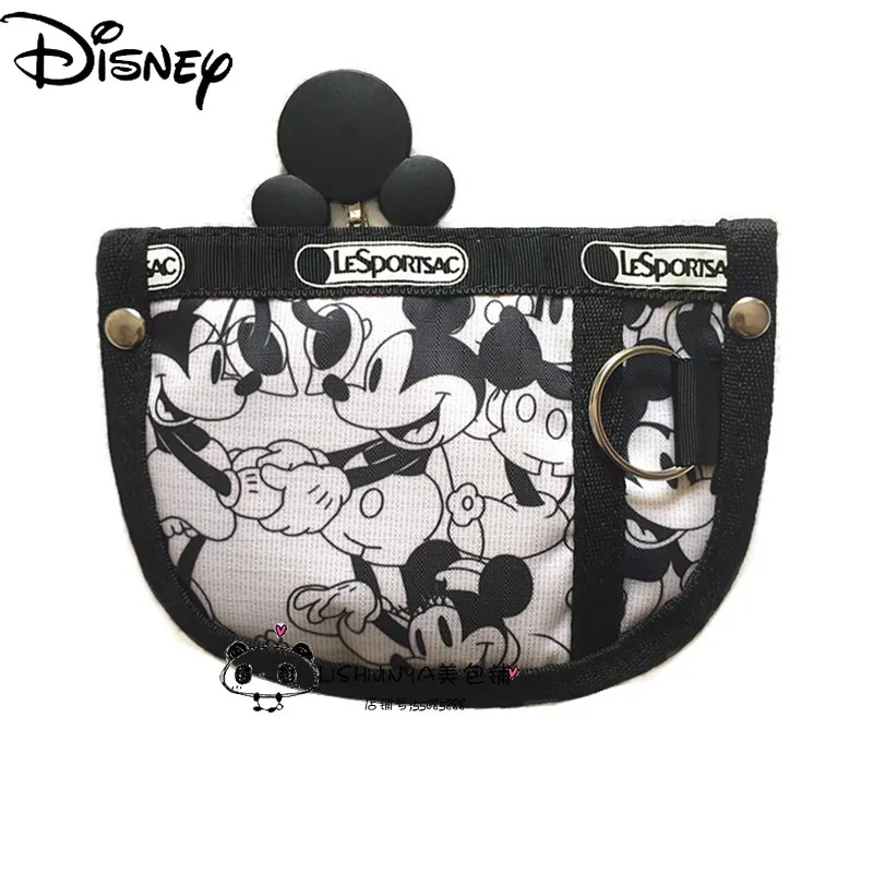 

Disney coin purse money bag ladies casual mini Mickey cartoon cute wallet card bag handbag coin change storage bag