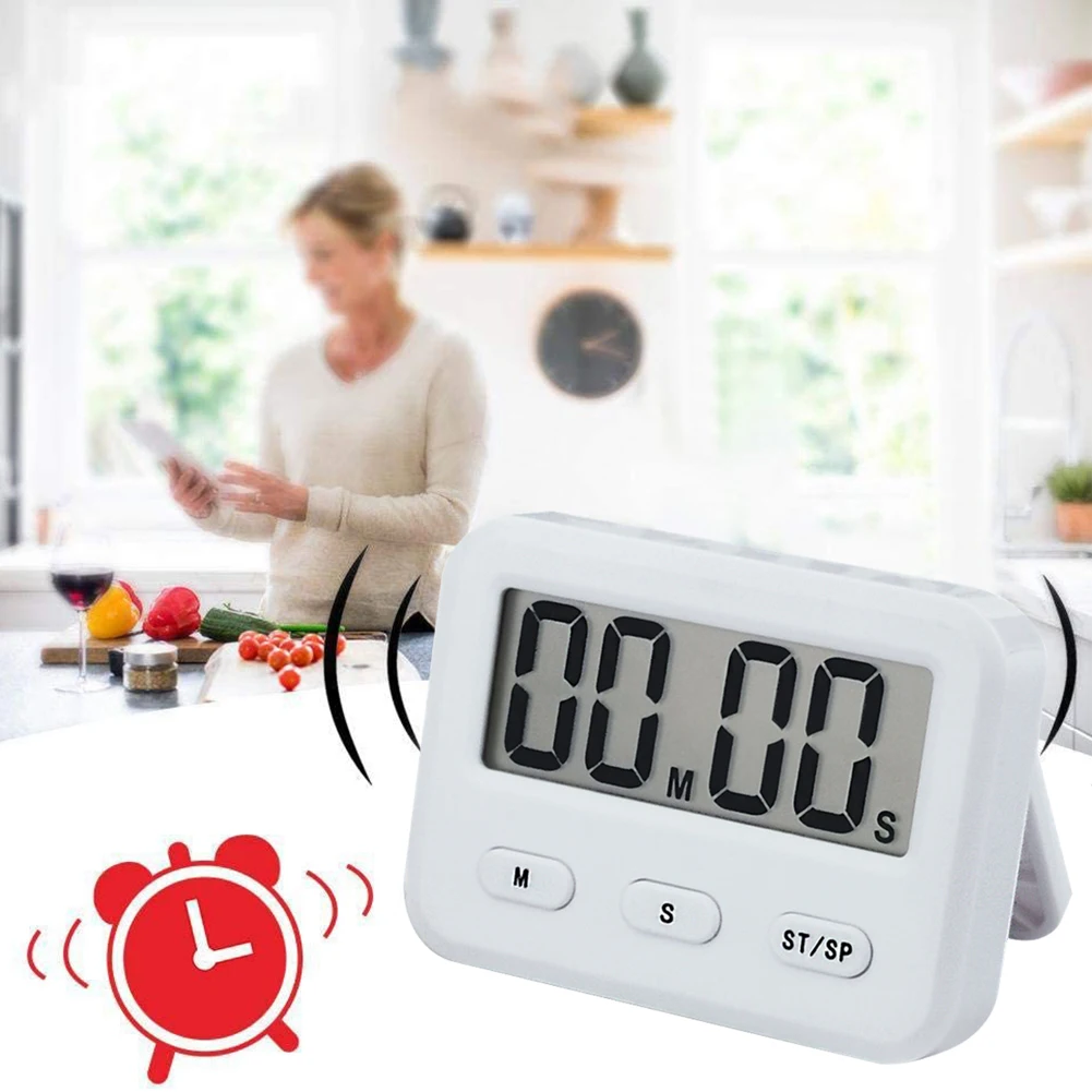 Пособия по кулинарии таймер квадратный ЖК-дисплей цифровой Экран выпечки