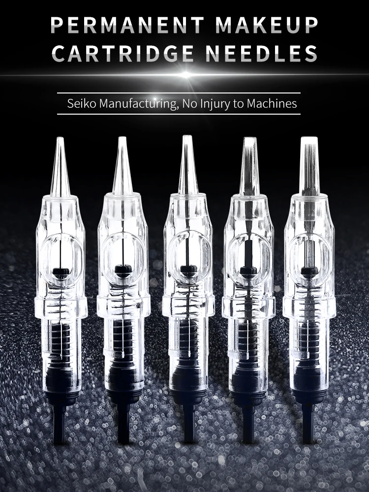 Привидение паук Перманентный макияж иглы микроблейдинга для бровей одноразовые