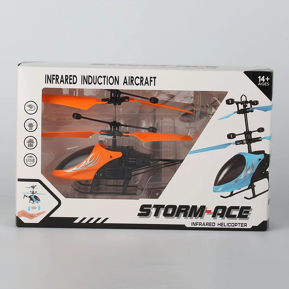 Летающий Радиоуправляемый вертолет игрушечный мини Дрон инфракрасный