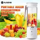 Соковыжималка портативная электрическая, 500 мл, USB, миксер для апельсинов, блендер для фруктовых смузи, Домашний персональный мини-комбайн, соковыжималка