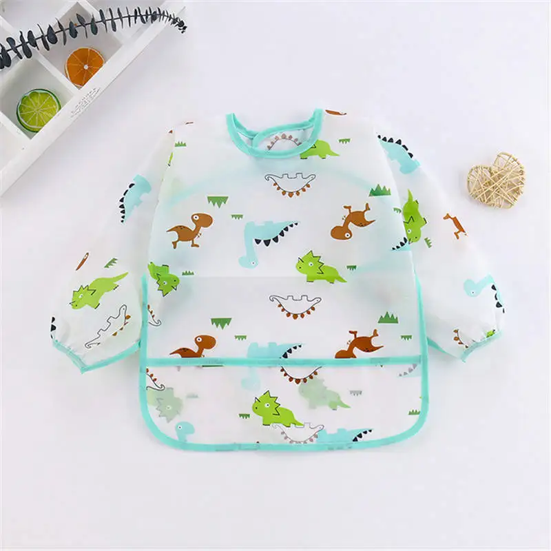 Balleenshiny New Fashion Flamingo Baby Stuff Toddler Scarf Bandana Bibs Long Sleeve Bib Waterproof Washable Girl Clothes | Детская