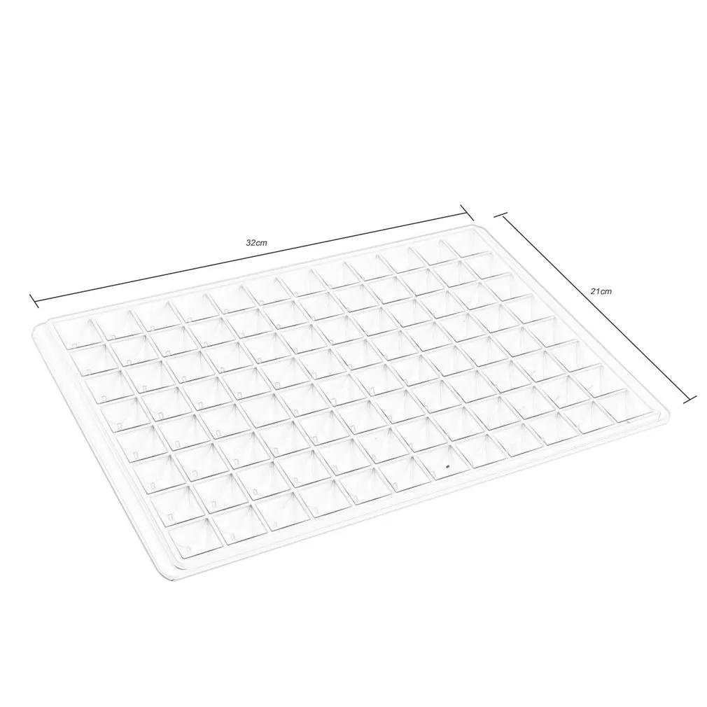 Гибкие ПП Большой 96 сетки поднос кубика льда/большой ящик для льда/пресс форма