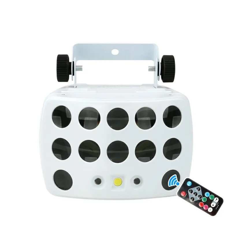 Чужой удаленного Управление DMX RGBW LED лазерный стробоскоп диско ди-джей луч