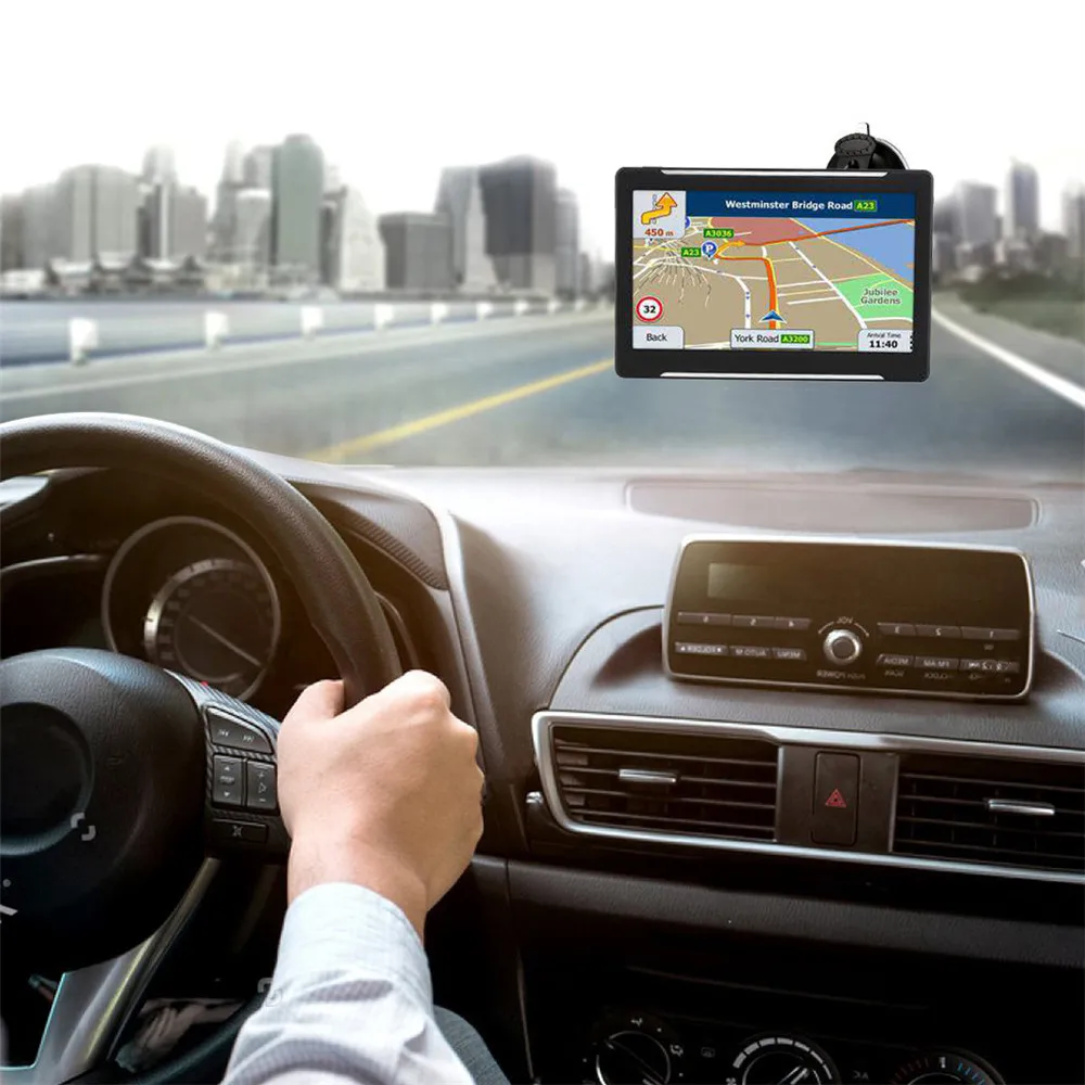 Новейший водонепроницаемый GPS навигатор T600 Sat Nav 256 м ОЗУ 8 Гб ПЗУ 7 &quotLCD HD