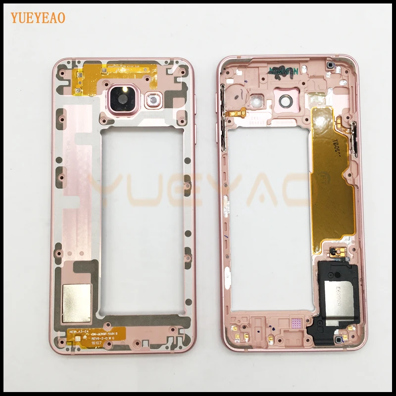 YUEYAO рамка для Samsung Galaxy A3 2016 A310 A310F средняя панель чехол корпус|middle frame|frame samsunghousing