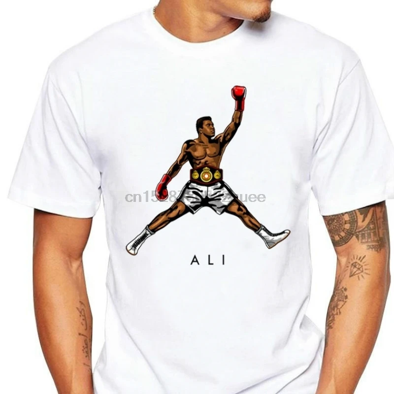 Лучшее поступление Мужская модная футболка с Мухаммедом Али Забавные футболки
