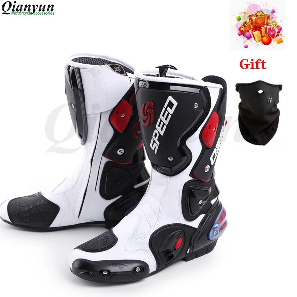 

NEW Motorcycle Protective gear boots racing moto shoes 4 Seasons moto boats motocross boots size 40-45 Motocross Racing Boots